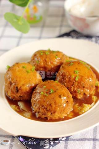 [new Year’s Eve Dinner Geely Finale] Less Oil Version of Sixi Meatballs recipe