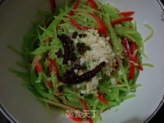 Simmered Lettuce Shreds recipe