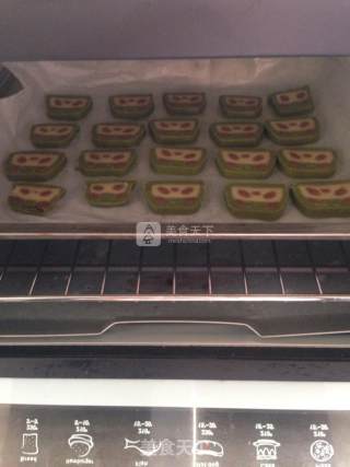 Panda Matcha Cocoa Cookies recipe