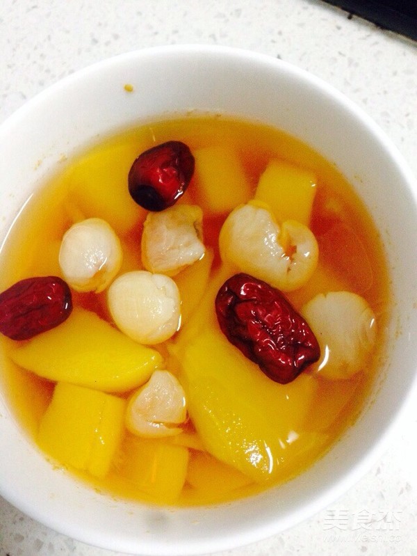 Mango Longan and Red Date Soup recipe