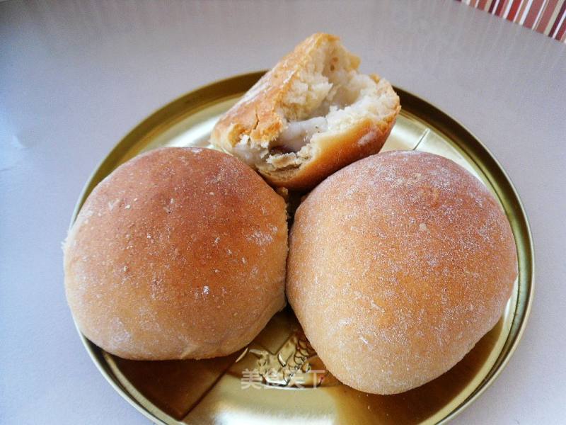 Baked Buns with Glutinous Rice Paste Stuffing recipe