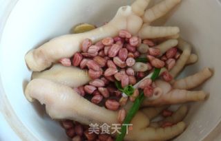 Chicken Feet with Wolfberry and Peanut in Clay Pot recipe