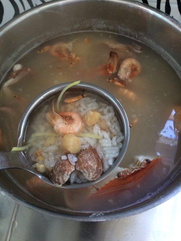 Crab Seafood Congee recipe