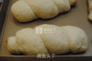 #aca烤明星大赛#ham Sausage Soy Milk Bread recipe