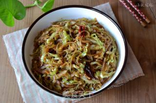 Stir-fried Vermicelli with Cabbage recipe