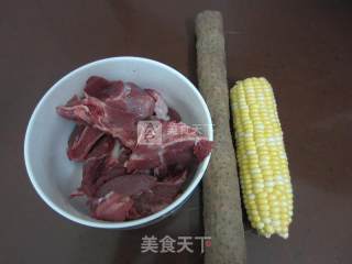 Yam Corn Keel Soup recipe