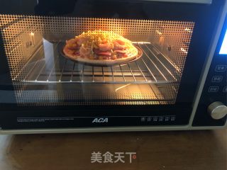 Shrimp and Ham Pizza recipe