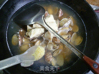 Clam Soup with Noodle Knot recipe