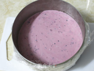 Mulberry Gradient Frozen Cheesecake recipe