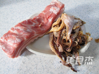 Braised Cuttlefish Head with Pork Belly recipe