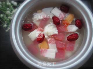 Steamed Rice with Bacon recipe