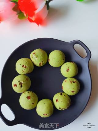 Matcha Cranberry Mochi Bread recipe