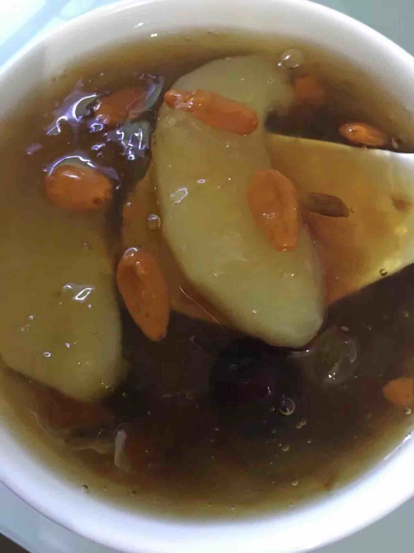 Stewed Sydney with Peach Gum Snow Swallow recipe