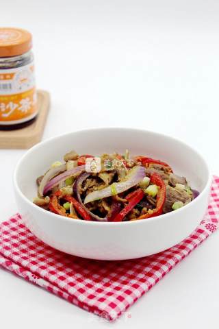 Fried Lamb Slices with Onions recipe