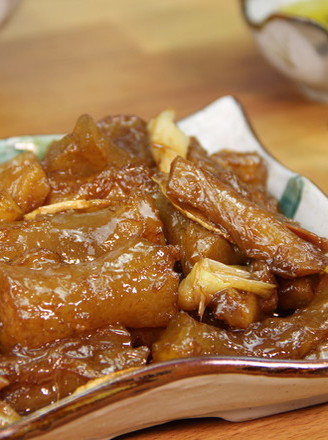 Braised Tendons with Scallions