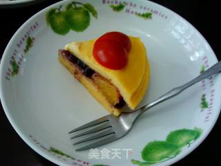 Sandwich Fruit Pie-healthy Steamed Cake recipe