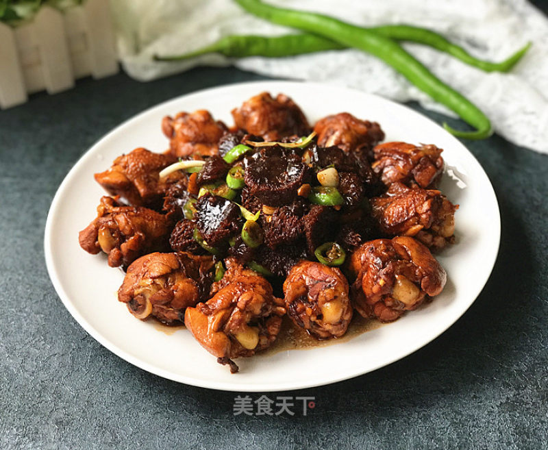 Roasted Chicken Wing Roots with Hericium recipe