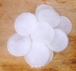 Sauce White Radish Slices recipe