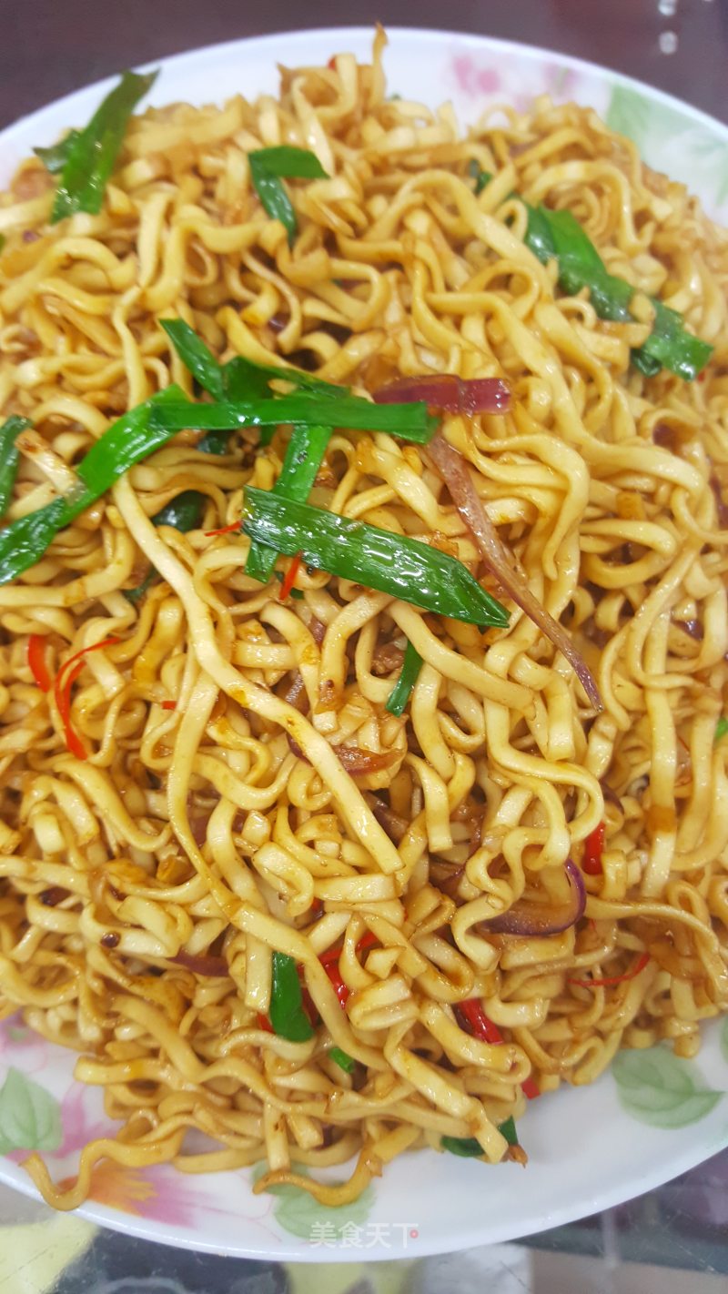 Three Silk Fried Noodles recipe