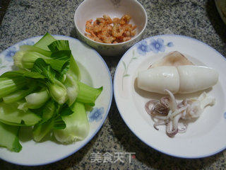 Kaiyang Squid Stir-fried Vegetable Stem recipe