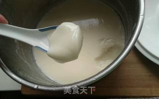 Homemade Sweet Bean Curd recipe