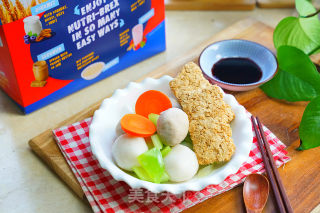Double Vegetable Meatball Cereal recipe