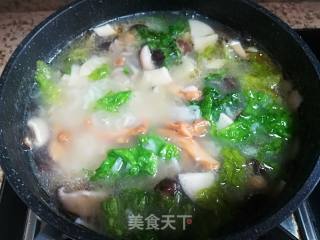 Shredded Pork and Double Mushroom Congee recipe