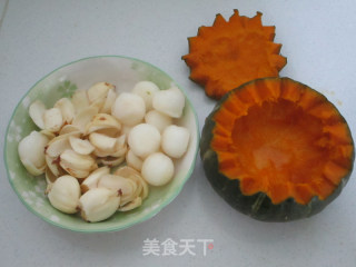 Pumpkin Honey Pear Steamed Lily recipe