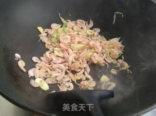 快手懒人饭#stir-fried Antarctic Krill with Leek recipe