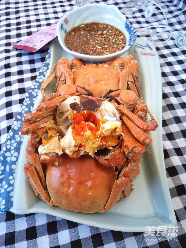 Steamed Hairy Crabs recipe