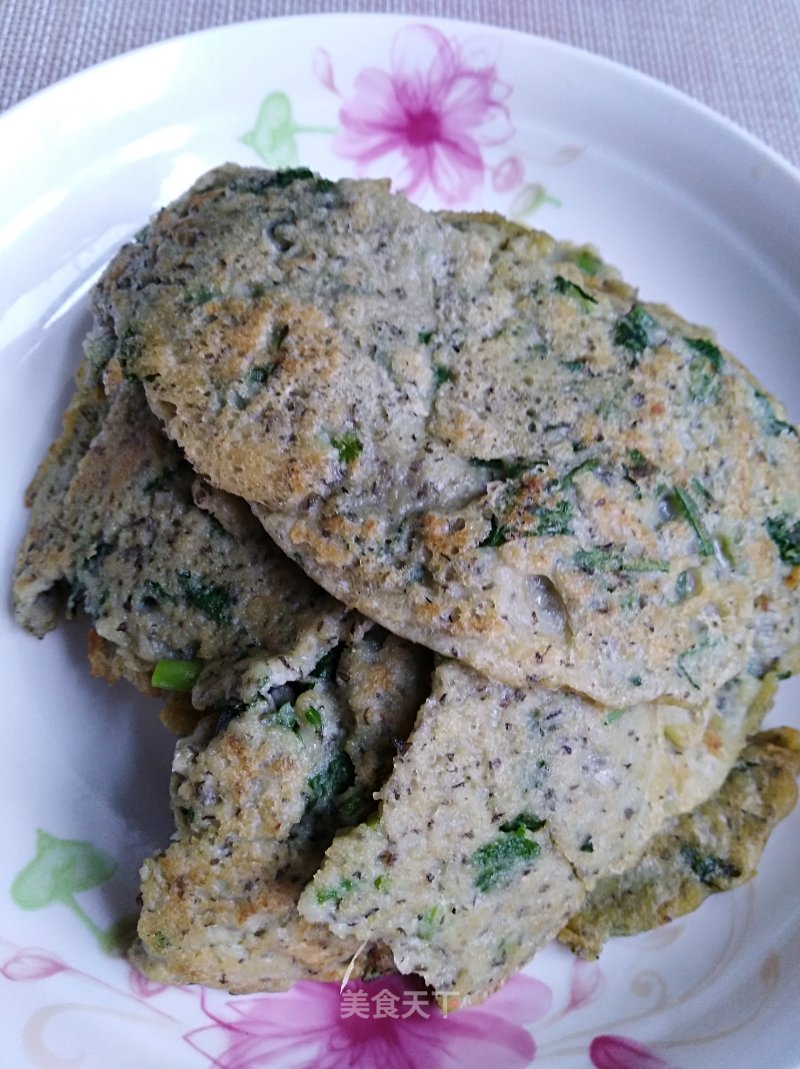 Black Bean Dregs and Parsley Omelette recipe