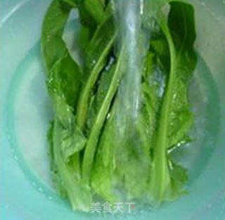 Stir-fried Lettuce with Bacon recipe