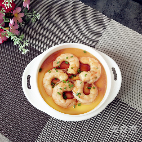 Shrimp Steamed Custard recipe