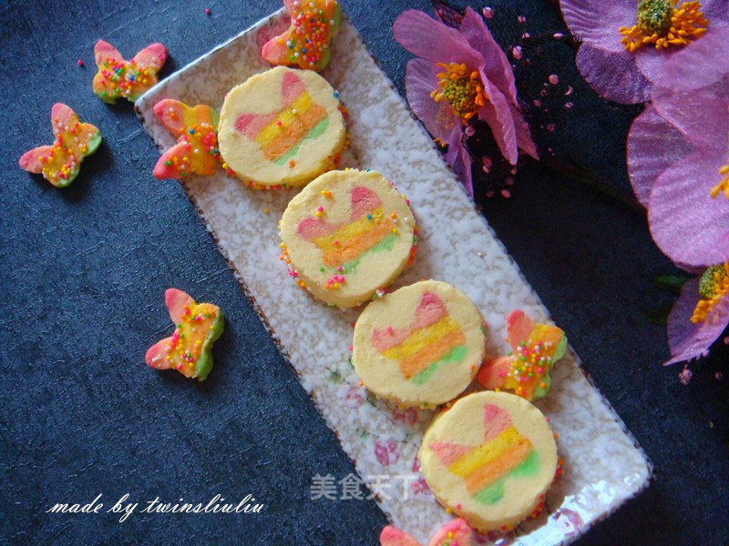 #aca烤明星大赛# Colorful Butterfly Biscuits recipe
