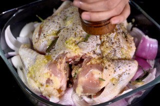 Pesto Butter Roast Chicken-depp Baking Lab recipe