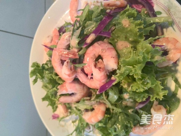 Roasted Sesame Shrimp Salad recipe