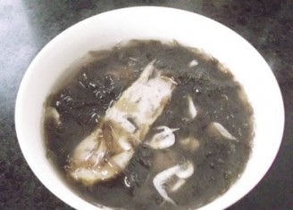 Fish Fillet and Shrimp Seaweed Soup