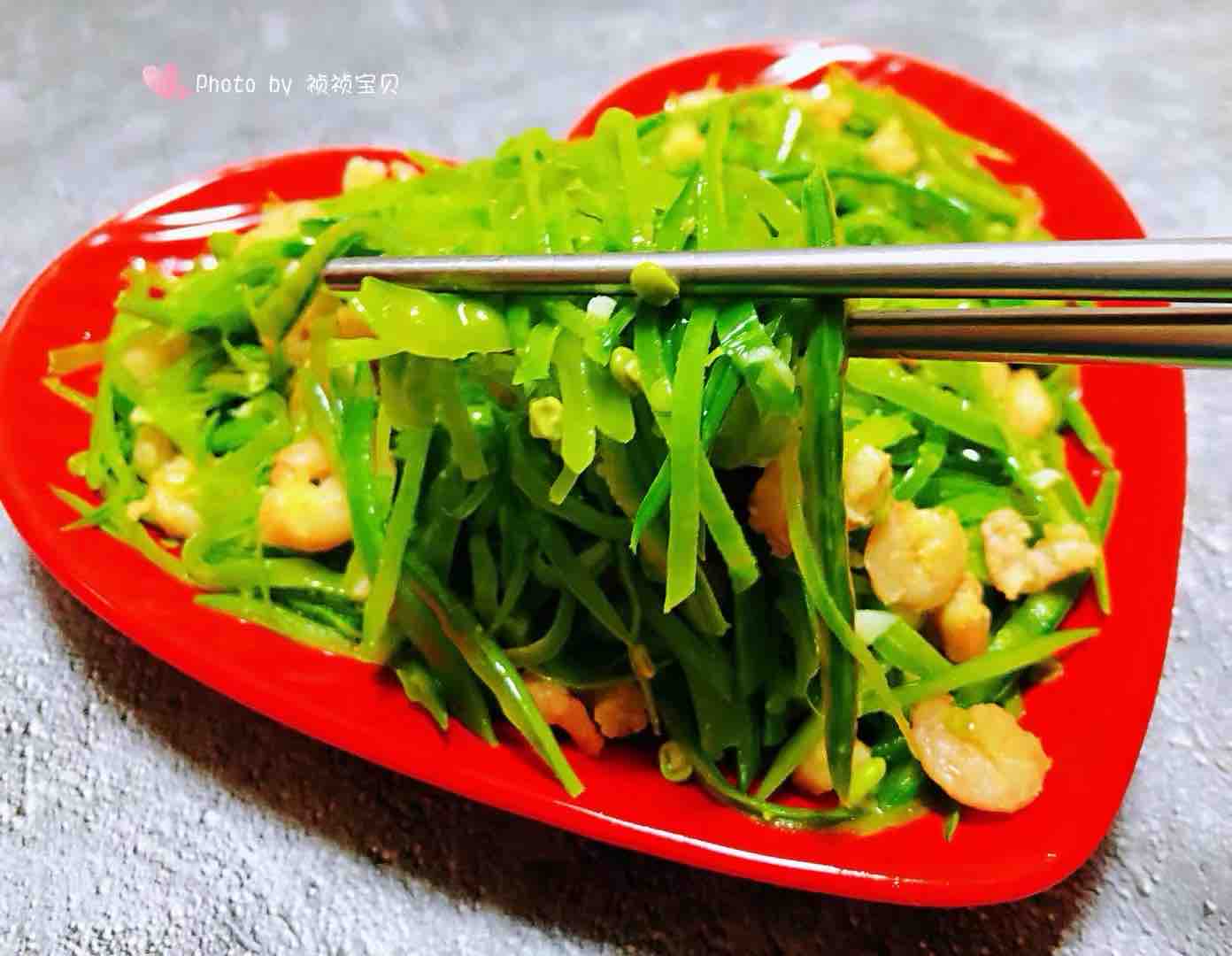 Fried Shrimp with Snow Pea recipe