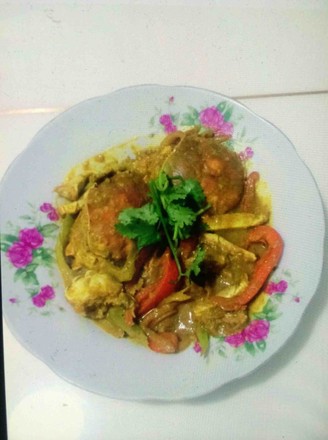 Coconut Milk Curry Crab