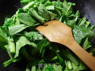 Stir-fried Rapeseed with Winter Bamboo Shoots recipe