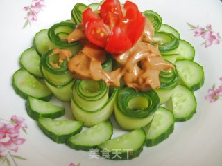 Cucumber with Sesame Sauce recipe