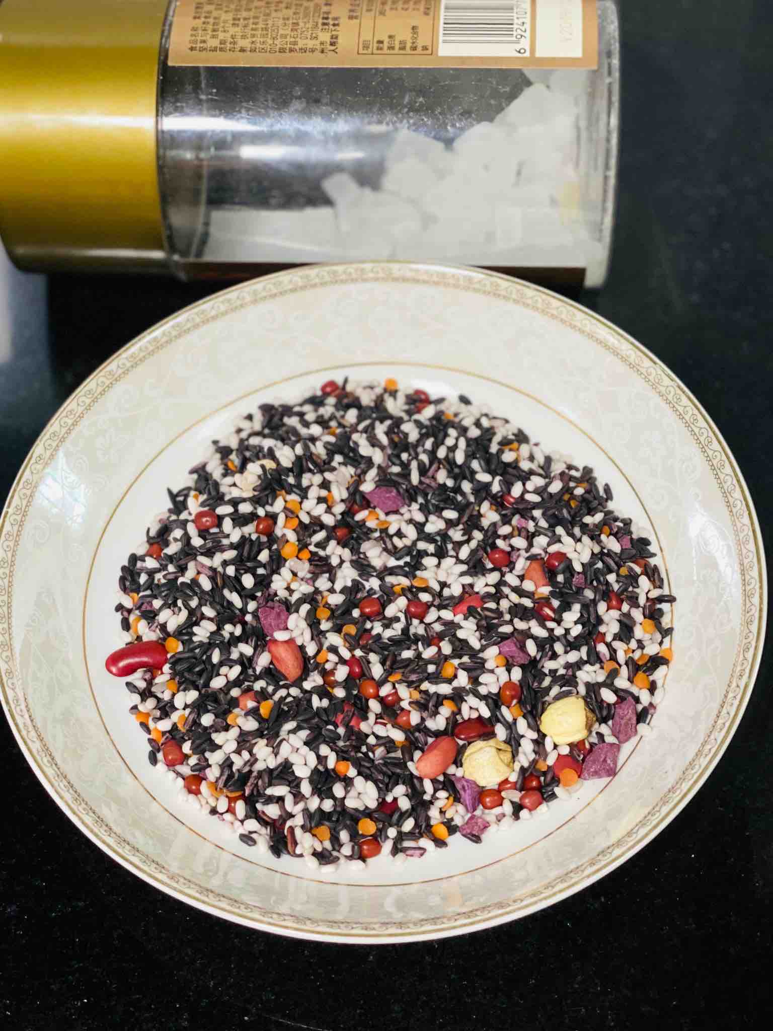 Health Multigrain, Purple Potato, Black Rice, Red Bean Congee recipe