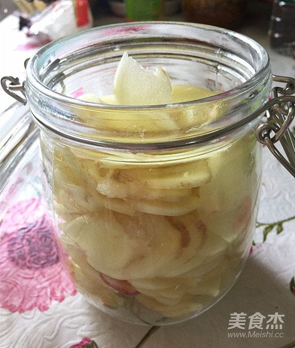 Fruit Vinegar Pickled Ginger recipe