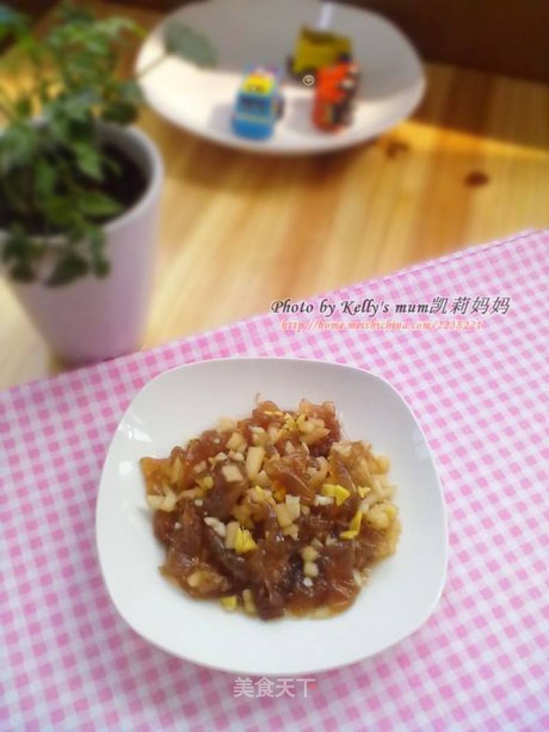 [boiling Your Food Dreams]——sour and Refreshing Salad [jellyfish Head in Apple Salad] recipe