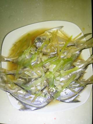 Steamed Pomfret recipe