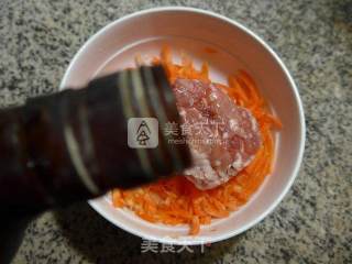 Steamed Minced Pork with Egg and Carrot recipe