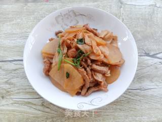 Stir-fried Soy Oil Skin with Potato Shredded Pork recipe