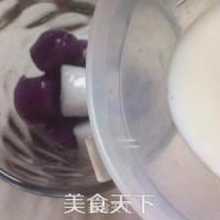 Taro Ball Milk Fruit Ice recipe
