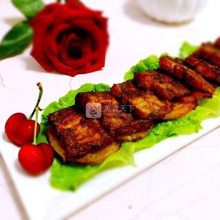 #aca烤明星大赛#roasted Pork Belly with Potato Chips recipe