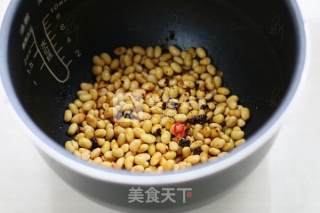 Soybeans with Mushroom and Black Bean Sauce recipe